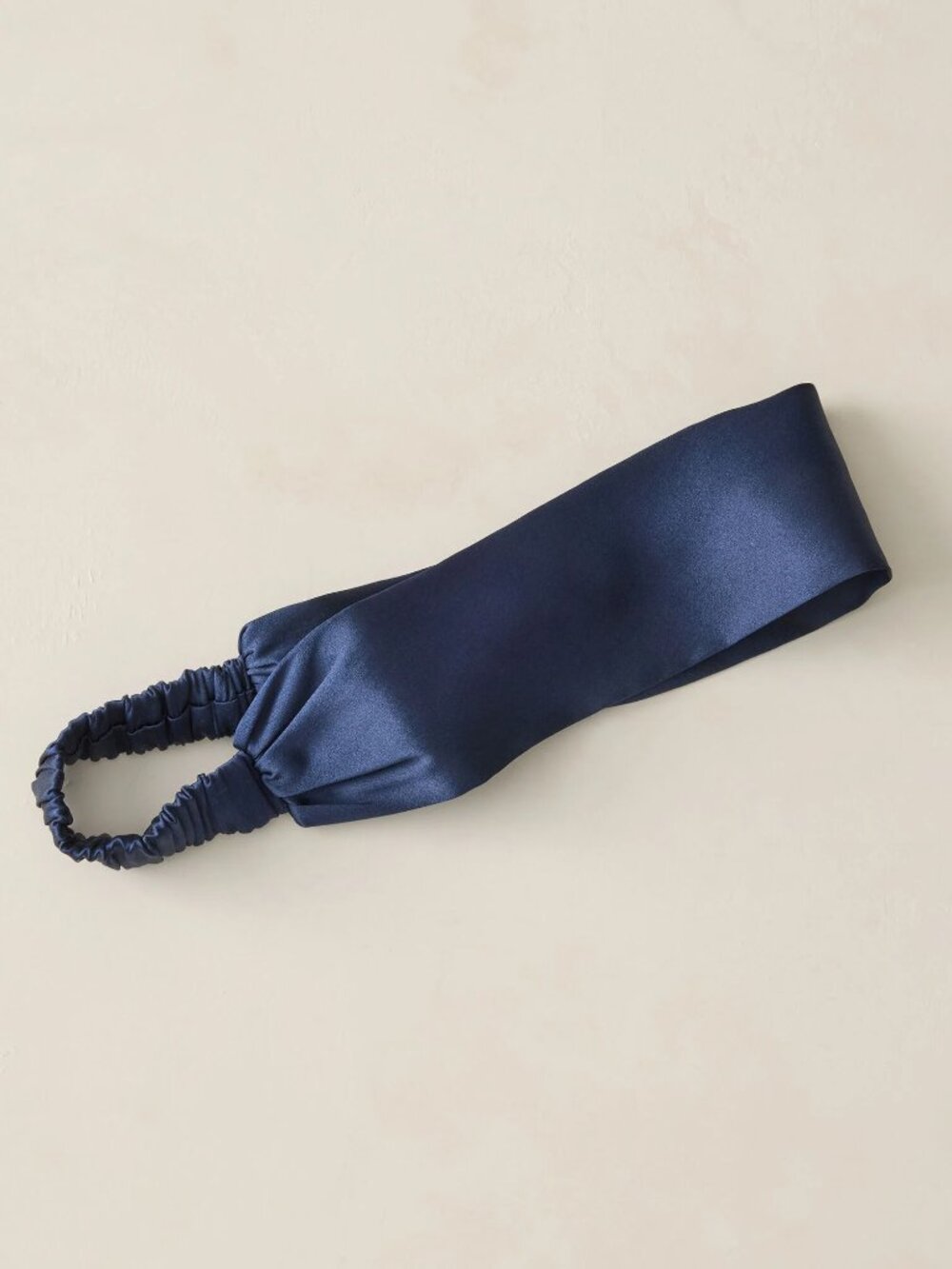 Haven Washable Silk Headband - Navy